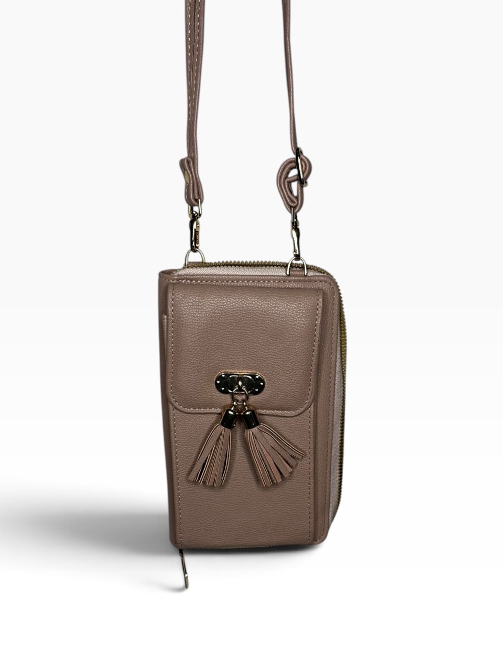 Malibu Skye Pink Tassel Crossbody Bag